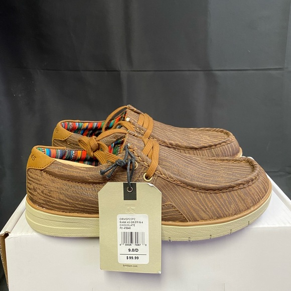 RANK 45 GRIFFIN 4 CHOCOLATE BOOT BARN SIZE 9 - Picture 3 of 8
